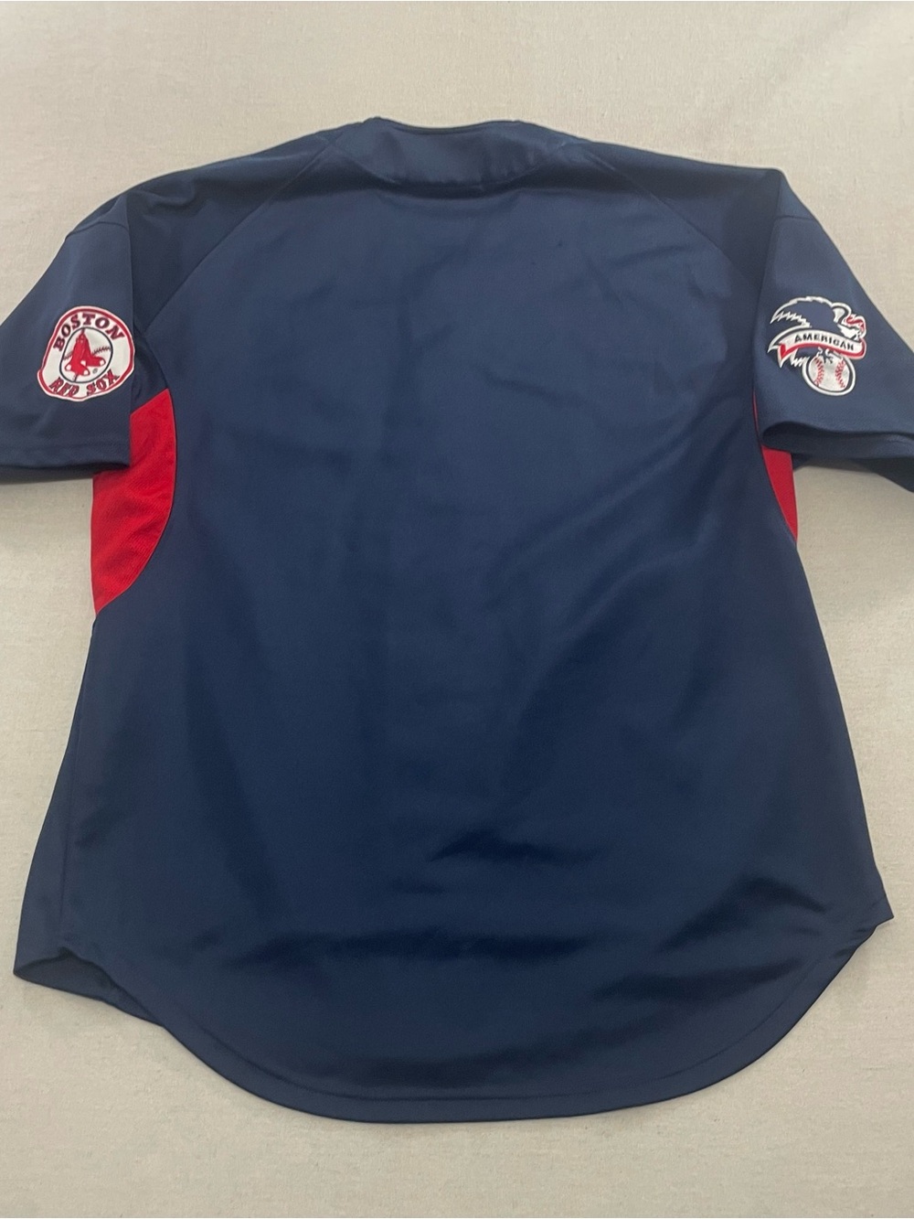 Vintage Boston Red Sox Jersey Men's M Team Nike Blue American Patch Stitched - Picture 9 of 12